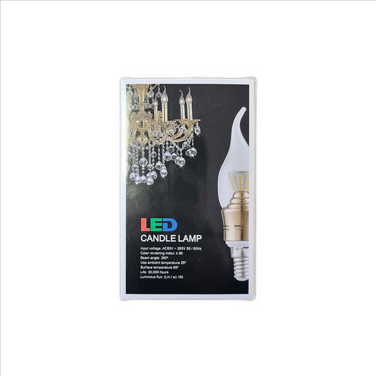Set 2 x Becuri LED RFAN, E14, Lumina Calda, 3000K, 12W