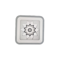Aplica LED RFAN, Model 5608-1, 3 Tipuri de Lumina, 36W, Alb