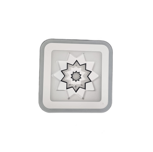 Aplica LED RFAN, Model 5608-1, 3 Tipuri de Lumina, 36W, Alb