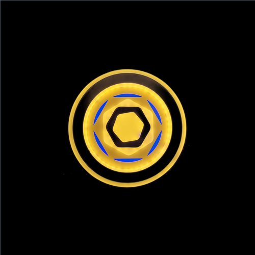 Aplica LED RFAN, Model 7766, 3 Tipuri de Lumina, 38W, Alb