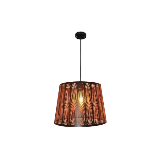 Pendul RFAN, Model C358/3, cu Abajur, 3 x E27, Inaltime Reglabila, Negru