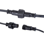 Ghirlanda Luminoasa cu Pendule RFAN, Gradina, Terasa, 10m, 10 Fasung E27, Fara becuri, Negru