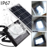 Proiector LED, Rezistent La Apa IP67, Cu Panou Solar, 50W, Cu Telecomanda
