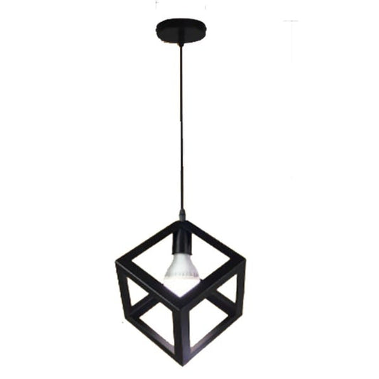 Lustra Pendul RFAN, Model 2182(1), E27, Inaltime Reglabila, Metalica, 102 cm, Negru