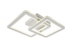 Lustra LED RFAN, Model R9005/1+1, cu Telecomanda, 3 Tipuri de Lumina, Intensitate Reglabila, 146W, Alb
