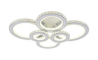 Lustra LED RFAN, Model R9001/4+2, cu Telecomanda, 3 Tipuri de Lumina, Intensitate Reglabila, 240W, Alb